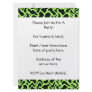 Abstract Graphic Pattern Black and Lime Green. Announcements