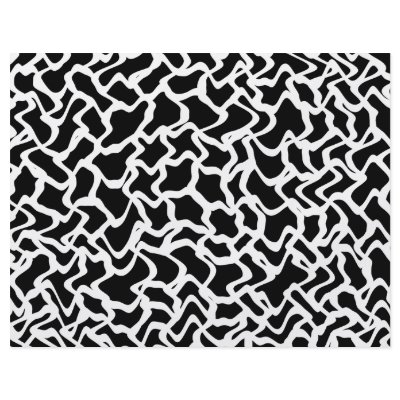 Abstract Graphic Pattern Black and White. Full Color Flyer by Graphics_By_Metarla
