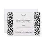 Abstract Graphic Pattern Black and White. Invites
