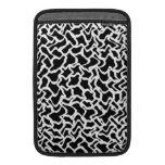 Abstract Graphic Pattern Black and White. Macbook Air Sleeve