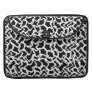 Abstract Graphic Pattern Black and White. Sleeve For Macbooks