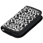 Abstract Graphic Pattern Black and White. Planner