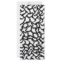 Abstract Graphic Pattern Black and White. Rack Card Design