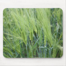 Abstract Green Field Mouse Pad