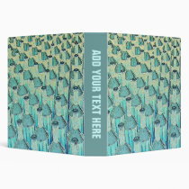 Abstract Green Glass Bottles binders