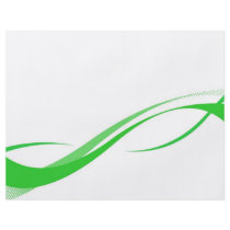 Abstract Green Swoosh Lines Background Custom Flyer
