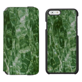 Abstract Green Water Incipio Watson™ iPhone 6 Wallet Case