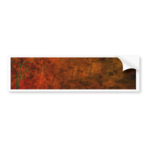 Abstract Grunge Bumper Sticker