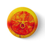 Abstract Grunge Ring n Star Button