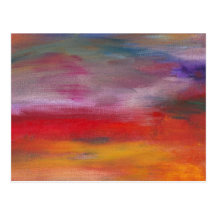 Abstract - Guash & Acrylic - Pleasant Dreams Post Cards