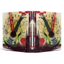Abstract Guitar Binder