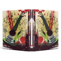 Abstract Guitar Binder