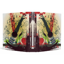 Abstract Guitar Binder