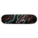 Abstract Guitar Skateboard