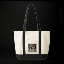 ABSTRAKTES GITARRIST-SCHWARZ-WEISS taschen