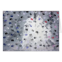 Abstract - hands card