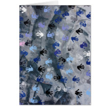 Abstract - hands cards