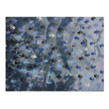 Abstract - hands post cards