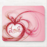 Abstract Heart Love mousepad