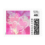 ABSTRACT HEARTS by SHARON SHARPE Postage Stamp