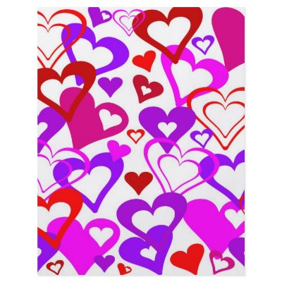 Abstract Hearts Flyer by JAM_Design