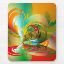Abstract Hearts mousepads