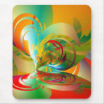 Abstract Hearts Mouse Pad