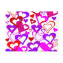 Abstract Hearts Postcards