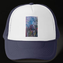 ABSTRACT HELTER SKELTER hats