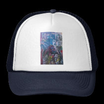 ABSTRACT HELTER SKELTER hats