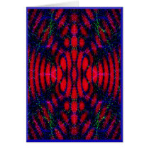 Abstract Holiday Star Greeting Card