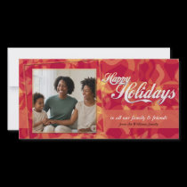 Abstract Holidays Photo Card photo cards