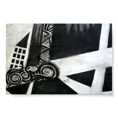 Abstract Home (absurd) Poster by summerm