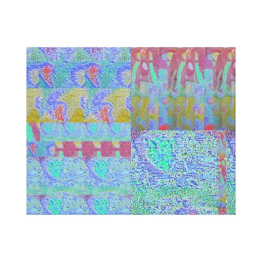 ABSTRACT HORIZONTAL ART CANVAS PRINT | Zazzle