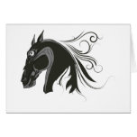 Abstract Horse cards