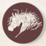 Abstract Horse Head Coasters