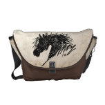 Abstract Horse Head Courier Bag