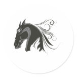 Abstract Horse stickers