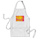 Abstract 'Hot pink' apron