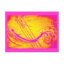 Abstract 'Hot pink' postcard