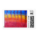 Abstract. Hot Sand in Summer. Stamp