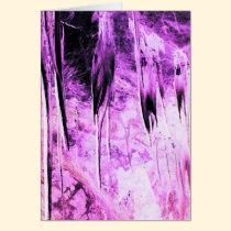 Abstract ice cards