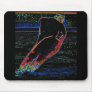 Abstract Ice Hockey Mousepad