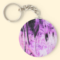 Abstract ice keychains