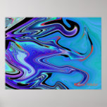 abstract icicle, Halima Ahkdar Posters