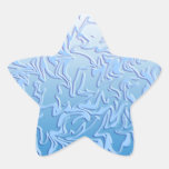 Abstract Icy Swirl Star Star Sticker