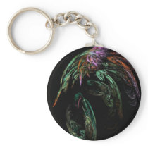 Abstract image of bird key chains