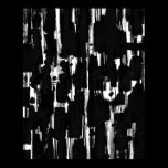 Abstract in Black posters