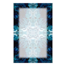 Abstract in Blue and Teal. Some soft edges. Stationery Design