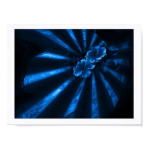 Abstract in Blue posters